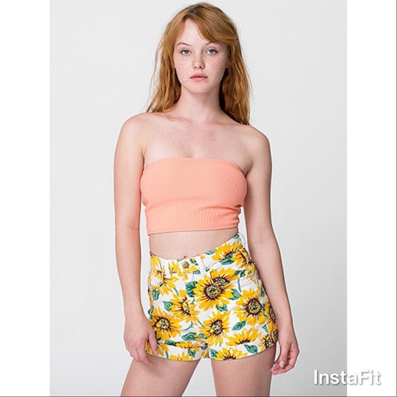 sunflower shorts american apparel
